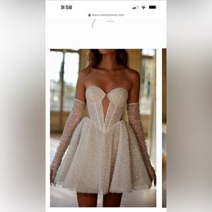 Rosie Etienne Faith Mini Dress - Embellished with Gloves